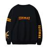Men's Icrimax Print Hoodies Round Neck Hooded Sweatshirts Man Pullover Male Top Streetwear Outdoor Tracksuit