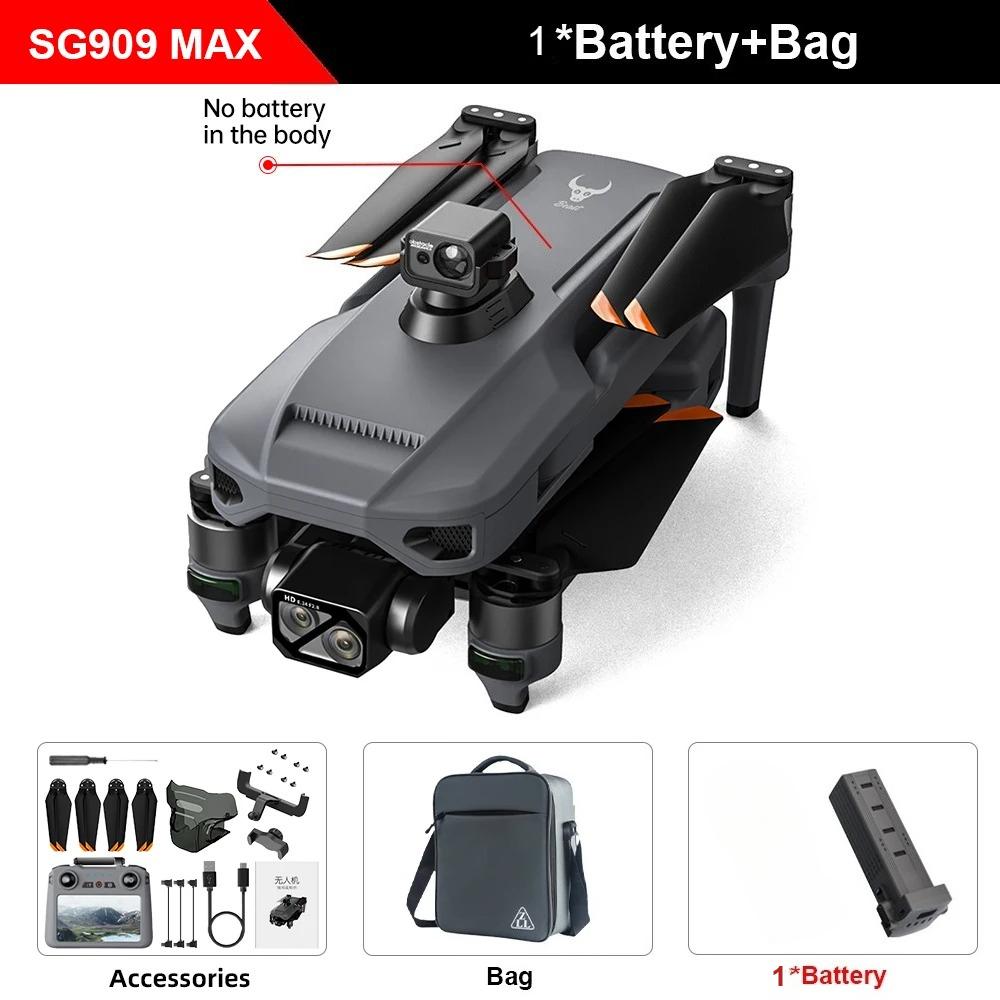 SG909 MAX GPS Drone with 8K Camera 6KM Touch Screen RC Profesional Drone 360° Obstacle Avoidance Foldable RC Quadcopter