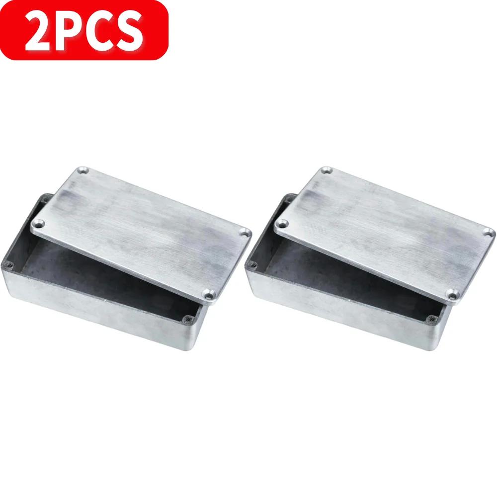 1-5pcs 1590B Guitar Effect Pedal Enclosure w/Screws Aluminum Cable Stomp Box Enclosures Replacement Instrument Shell Durable
