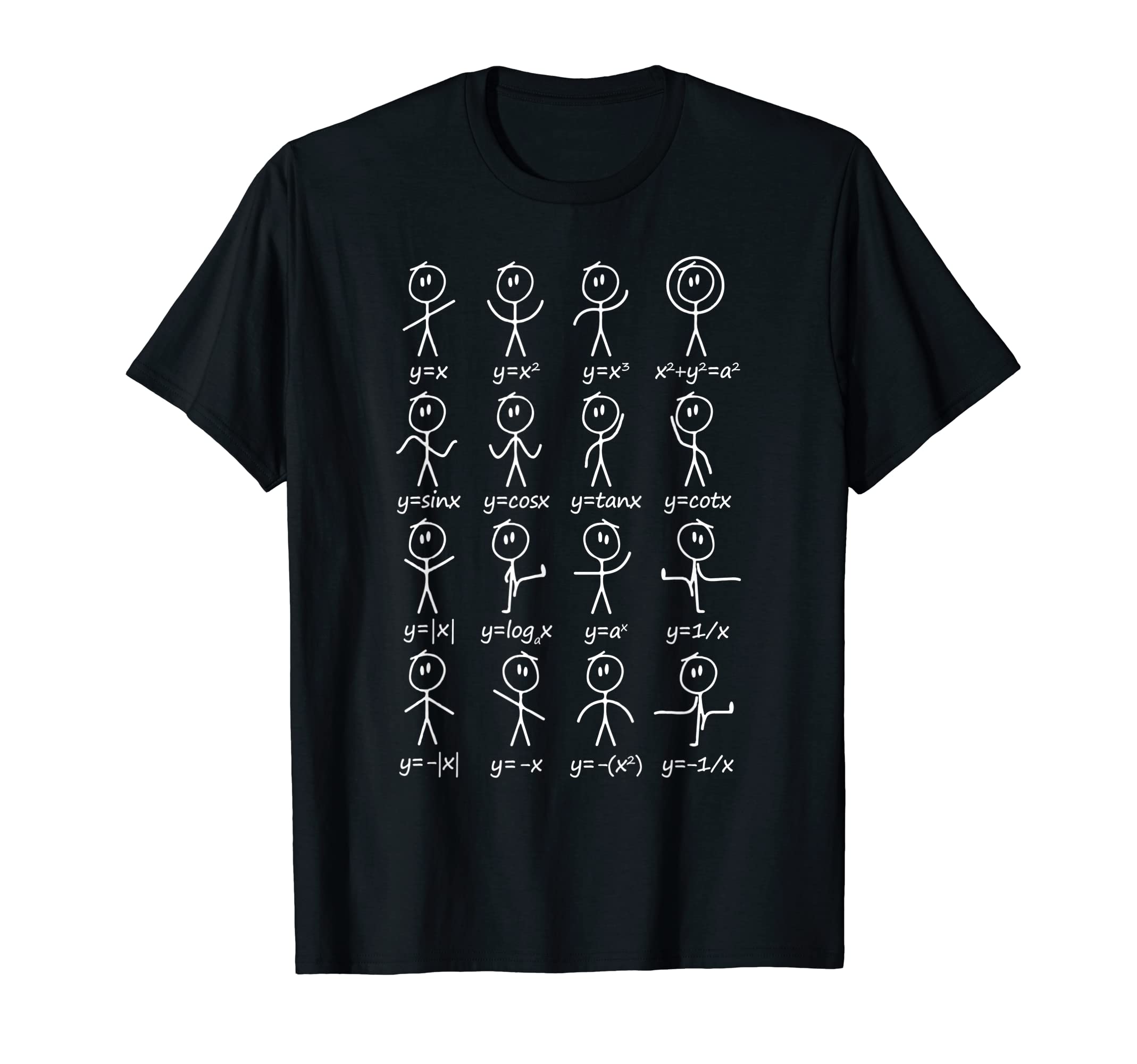 

Algebra Dance Funny Function Graph Diagram Science Mathematics Equation T-Shirt