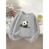 Girls' Round Neck Fashion Sweatshirt