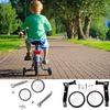 Versatile Adjustable Training Wheel Support For Children's Bikes With Sturdy Build