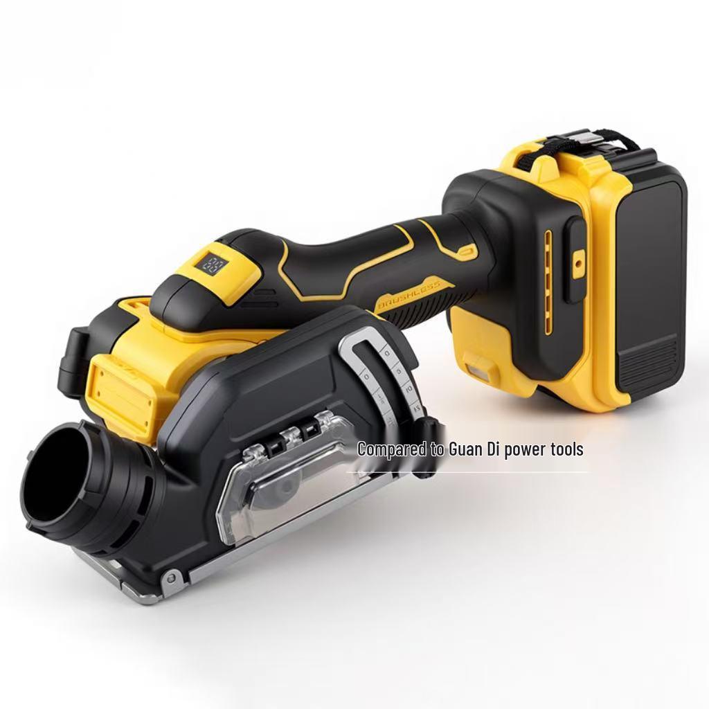 Crosser Dewei Model 3" Brushless Circular Saw - Rechargeable, Portable Cutting Machine