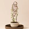 Mädchenförmige Pflanzenstütze Pfahl Ständer Wachstumsstütze Bonsai Fixierstab Blumenstütze