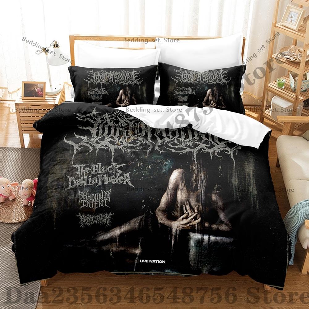 Lorna Shore Bedding Set Single Twin Full Queen King Size Bed Set Adult Bedroom Duvetcover Sets Anime Bed Sheet Set