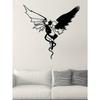 Wrought Iron Angel Devil Wall Decor Minimalist Home Art