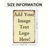 Custom 8x12 Inch Retro Iron Tin Sign Wall Decor Easy Hang