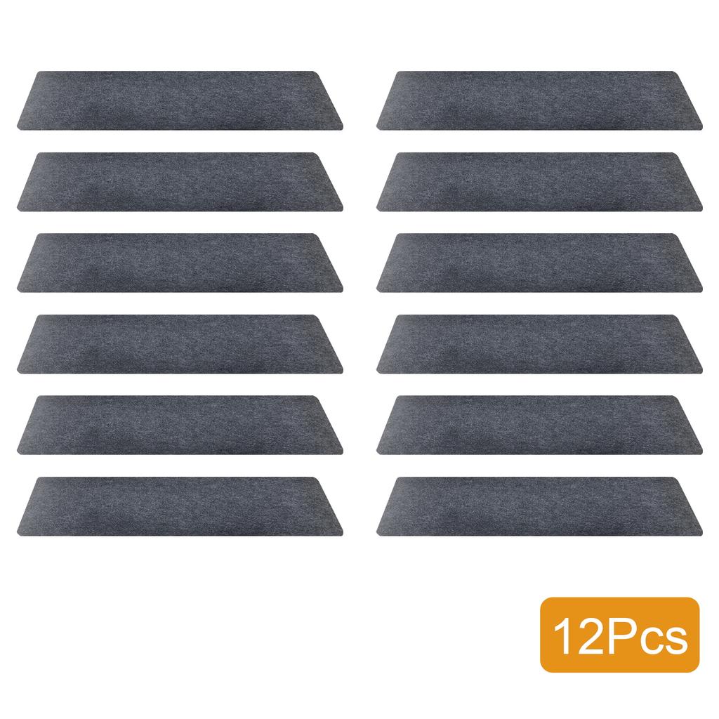 Soft Stair Tread Carpet Mats Self-Adhesive Non-Slip Water Absorption Stair Carpet Mats Safety Mute Floor Protector Rugs For Home