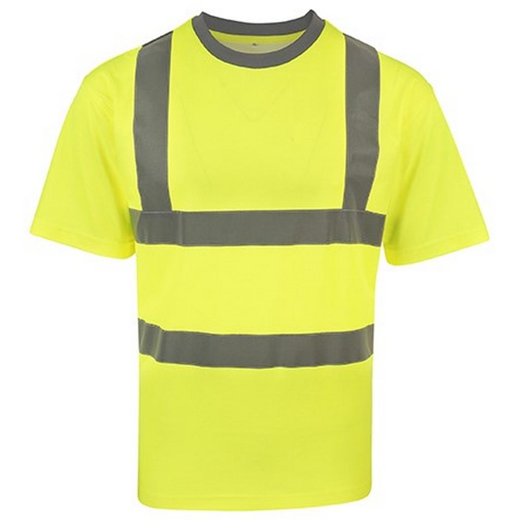 Korntex Unisex Adult Barcelona Hi-Vis Polycotton Heavy Duty T-Shirt