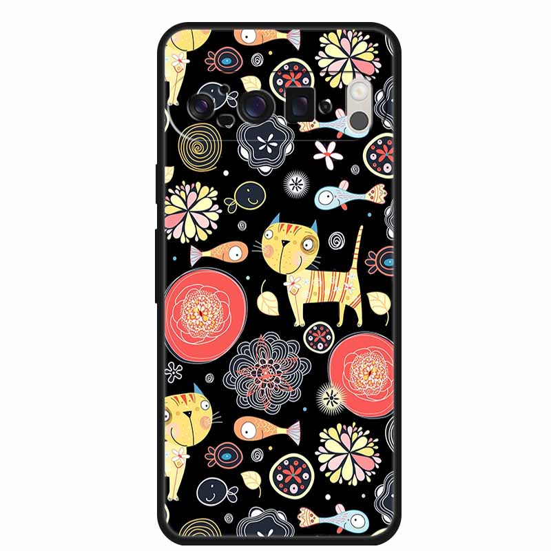 3D Emboss Cover For Google Pixel 9 Pro XL / Pixel 9 Pro / Pixel 9 Case Flower Relief Soft Silicone Cover For for Google Pixel 9