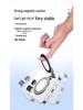 Ultra-Thin Aluminum Magnetic Ring Holder with N52 Strong Magnet, Multi-Angle Adjustment, Double-Sided Suction, and Portable Design.