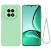 For Realme C63 5G/V60 5G Case Liquid Silicone Anti-Scratch Phone Cover with Hand Strap