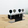 A1A2 Wall Mounted Indoor Dart Holder 8-Holes Acrylic Dart Display Stand Storage Rack Organizers Lightweight Dart Wall Hanger