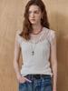 MAXZA Lace Block Cap Sleeve Bustier Sleeveless Knit