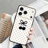Cartoon Cherry Funda Phone Cover Case for Apple iPhone 17 Pro Max 12 13 14 Air 16 15 Pro 7 8 XR XS MAX 11