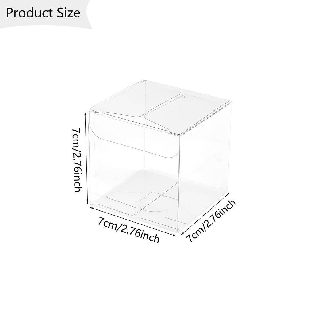 5-10cm Clear Small Favor Boxes,for Wedding,Various Festivals,Birthday Party,Caja Cube Packaging Boxes