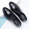 Wenzhou Men's Plus Size Formal Leather Shoes - Height Increasing, Lace-up Business Style for All Seasons