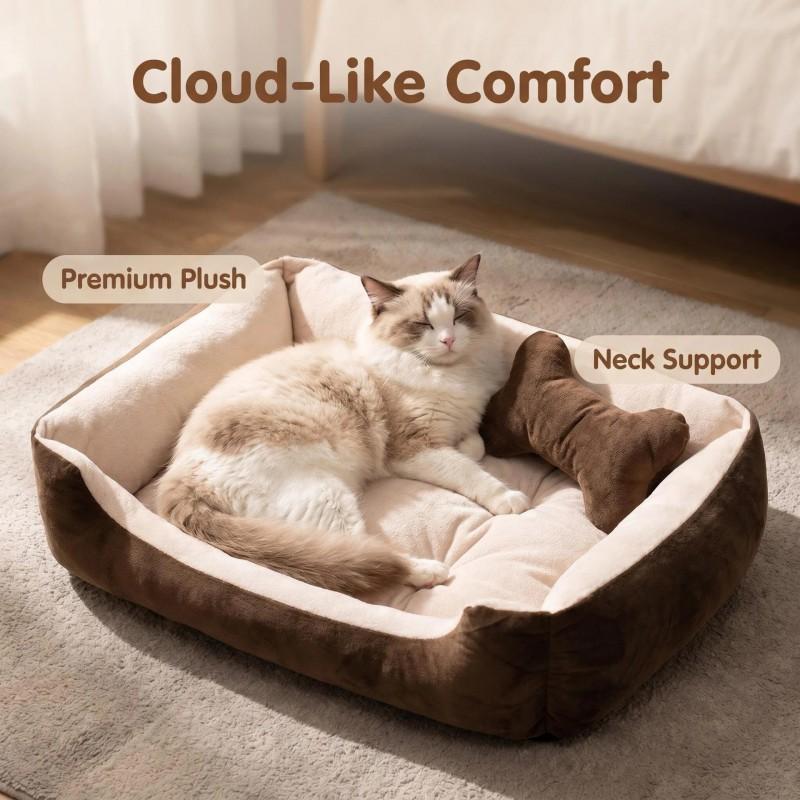 Pet Bed Dogs Cats Warm Plush Dog Mat Soft Sleeping Pad Indoor Winter Use Large Breed Friendly