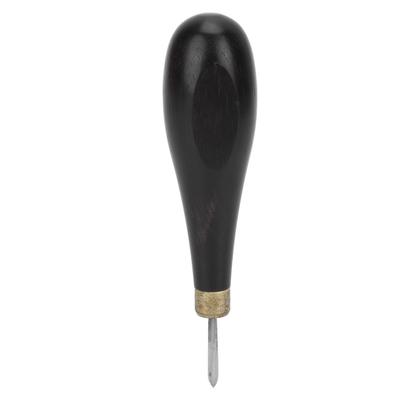 Rhombus Awl 5mm 6mm Professional Mahogany Handle Sandalwood Leather Diamond Awl Hand Made Sewing