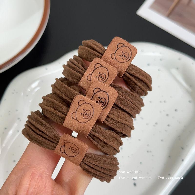 Bären-Haargummi: Nicht schädigendes, Hochelastisches, Verdicktes Haaraccessoire für hohe Pferdeschwänze.