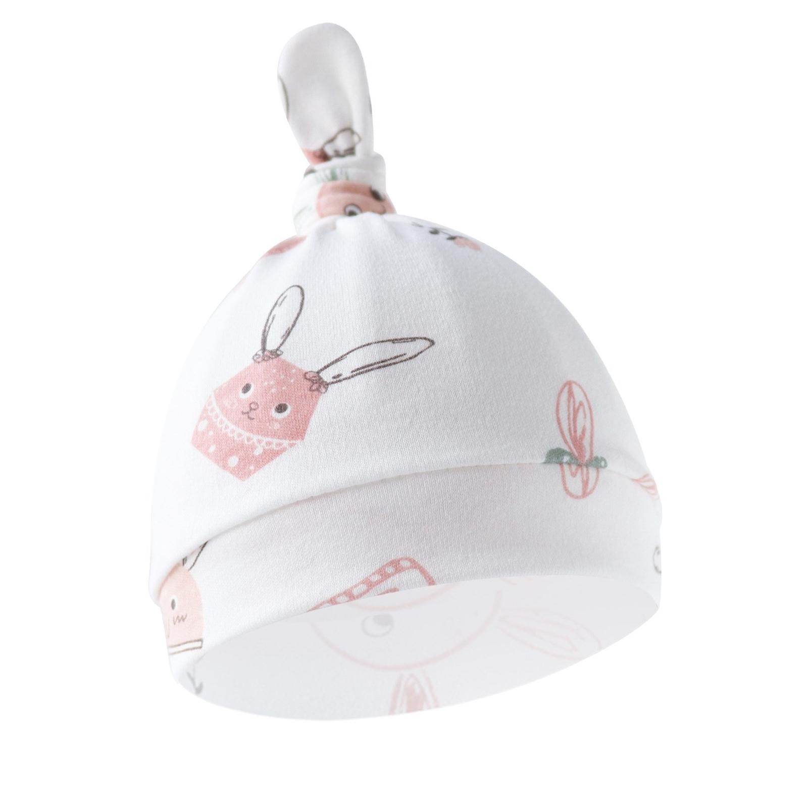 

1/3 шт. Дитяча шапочка з капелюшком Бавовняна зручна шапочка для новонароджених Модна шапка з вузлом Тепла шапочка-біні Модний головний убір 3