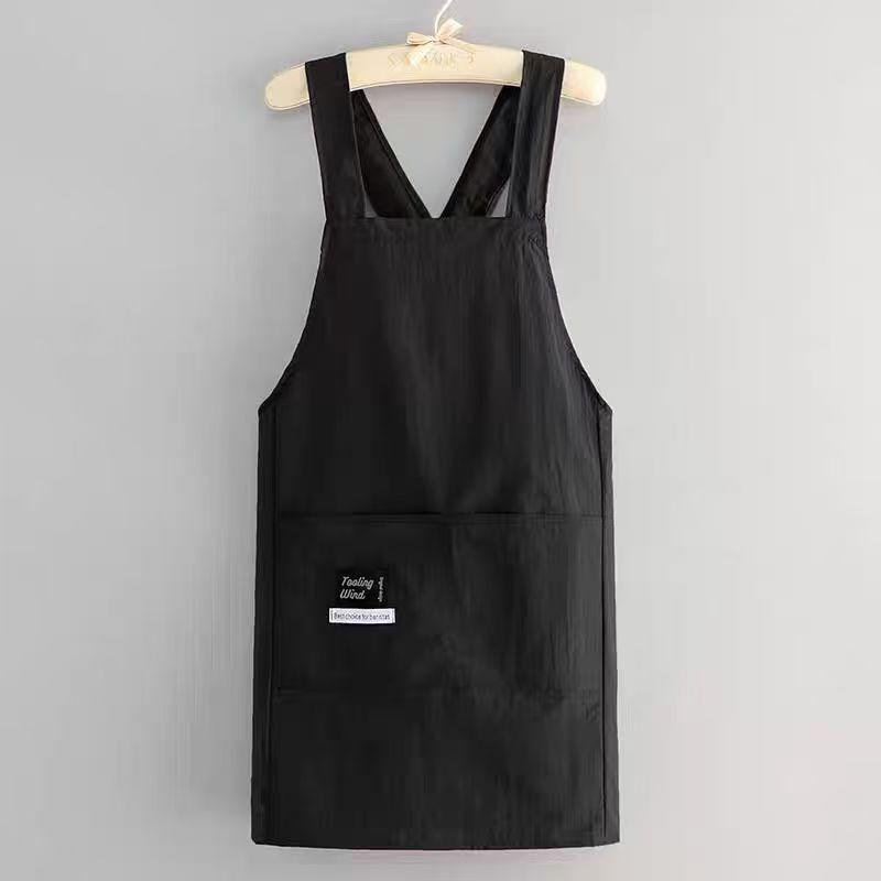 Lightweight Water-Repellent Kitchen Apron: Anti-Stain Waist Apron for Cooking, Catering, and Custom Workwear