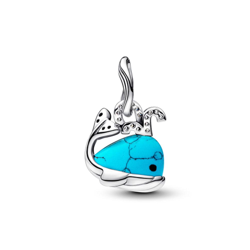 Série Océan Bleu Perles à Charme Tortue de Mer Étoile de Mer Coquillage Compatible Bracelet à Charme Original Bijoux Accessoires pour Femmes