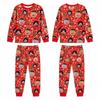 Family Matching Loungewear Set with Cute Print, Long Sleeve Top and Pants for Parent and Child