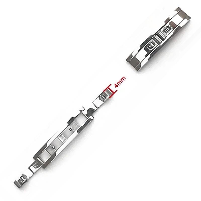 Пряжка для часов  Бабочка  3 мм 4 мм 5 мм 6 мм Нержавеющая сталь Двойная раскладывающаяся застежка Кнопки для ремешка часов Пряжки для ремешка часов Аксессуары