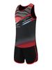 Unisex Quick-Dry Sweat-Wicking Track and Field Training Uniform Set
