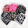 Autumn Fashion Knit Cap With Alphabet Design For Street Style And Cold Weather