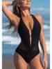 2025 New European & American Starfish Mesh Halter Neck One-Piece Swimsuit for Women