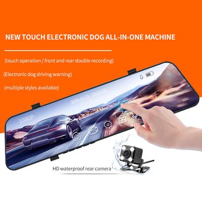 2.8-Inch Single Len Front/4.0-Inch Dual-lens Front and Rear Recording Driving Recorder Rearview Mirror Driving Recorder