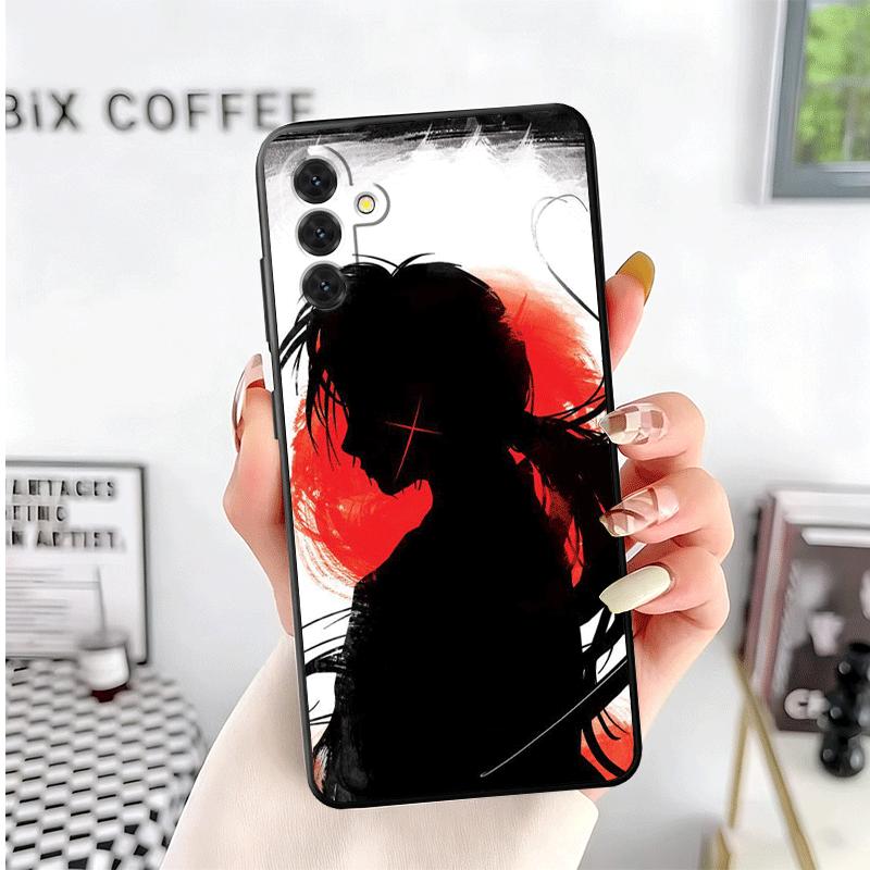 Rurouni Kenshin Anime Soft Phone Case for Samsung A17 A37 A57 A16 A26 A36 A56 A15 A25 A35 A55 A14 A24 A34 A54 A13 A23 A33 A53 A5