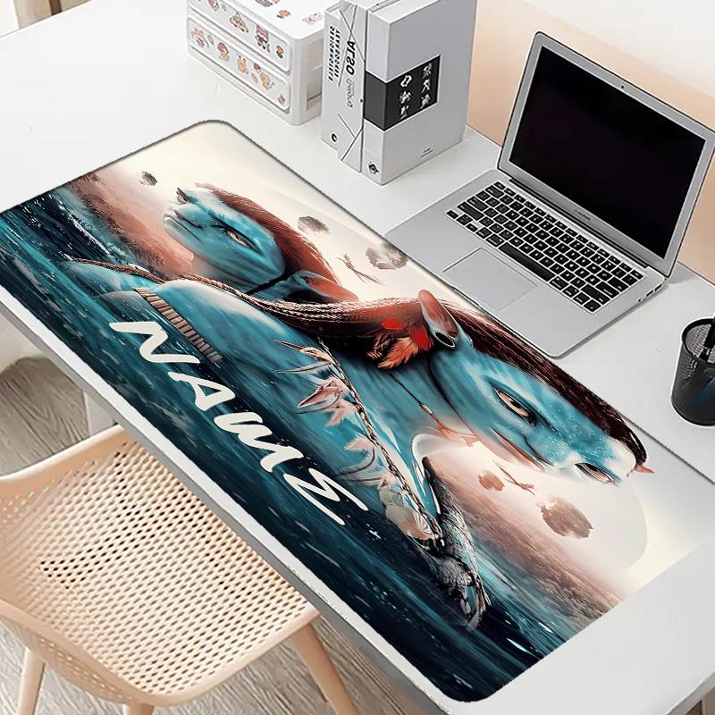 Custom Name Personalized Avatar Pattern Mousepad, Laptop PC Desk Mat, Decorative Desk Mat for Home Keyboard Pad Gift