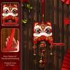 Lanyard New Year Decorative Hangings Gold Foil Embossing Bell Pendant Festive Ornaments Chinese Style With Tassel