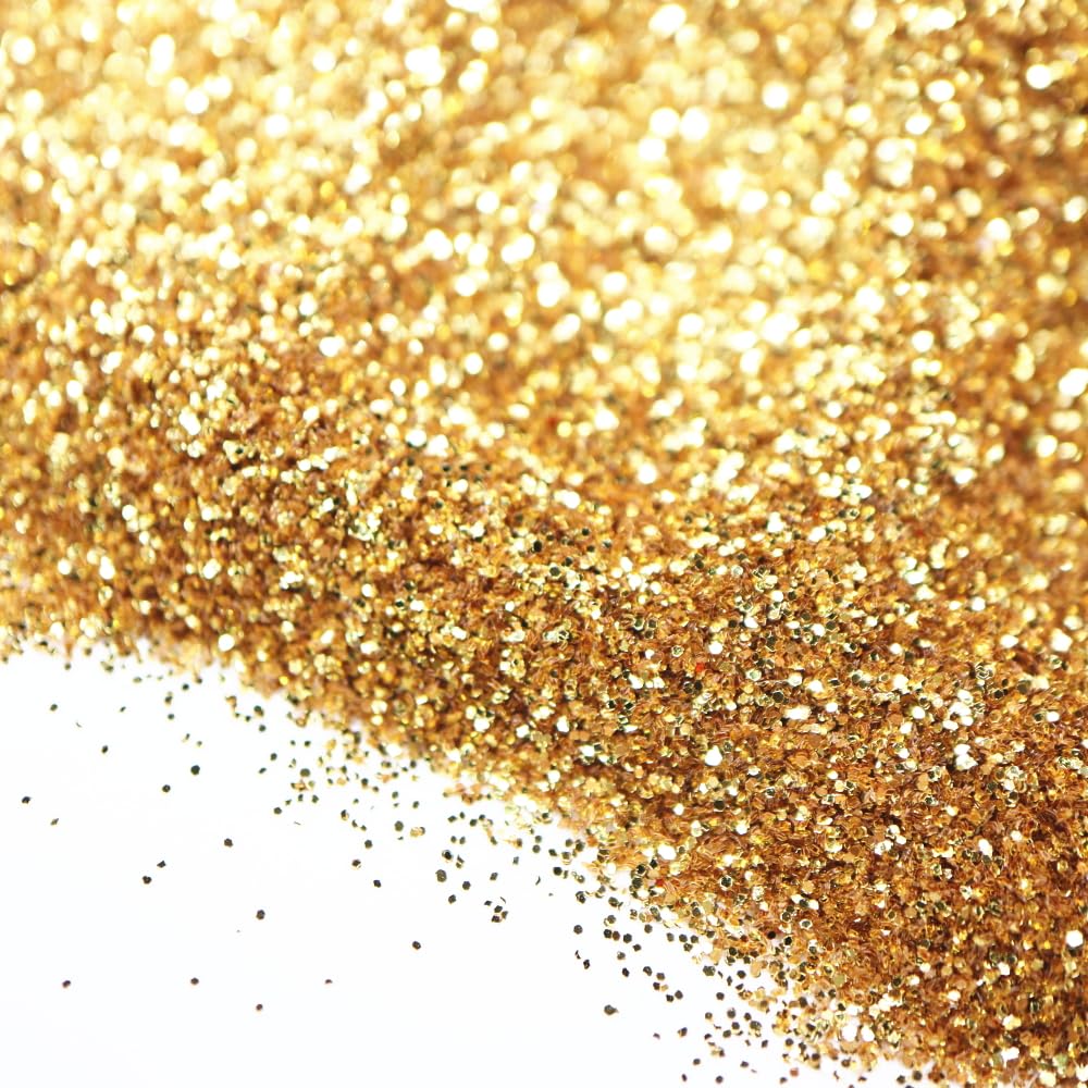 

Блестящие хлопья золотые Блестящие стойкие [Glitter-pro] (Свет B0210) (100г) порошок/Блеск/Ручная работа/Порошок/Блеск/Распыление/Окраска/Растворитель (1.0mm)