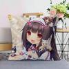 Cartoon Nekopara Classic Vintage Personalized Pillow Dust Cover Bedroom Kids Party Decoration Pillowcase Birthday Children Gift