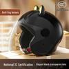 High-Quality National Standard Certified Unisex Electric Vehicle Helmet - Winter-Ready, Windproof, Warm, and Safe for Motorcyclists
