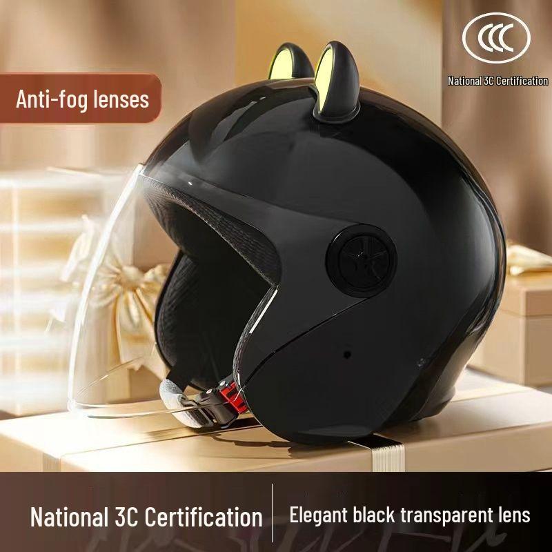 High-Quality National Standard Certified Unisex Electric Vehicle Helmet - Winter-Ready, Windproof, Warm, and Safe for Motorcyclists