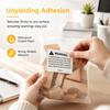 800Pcs Clear Printing Choking Warning Stickers Safety Warning Decals  Plastic Packaging Bags