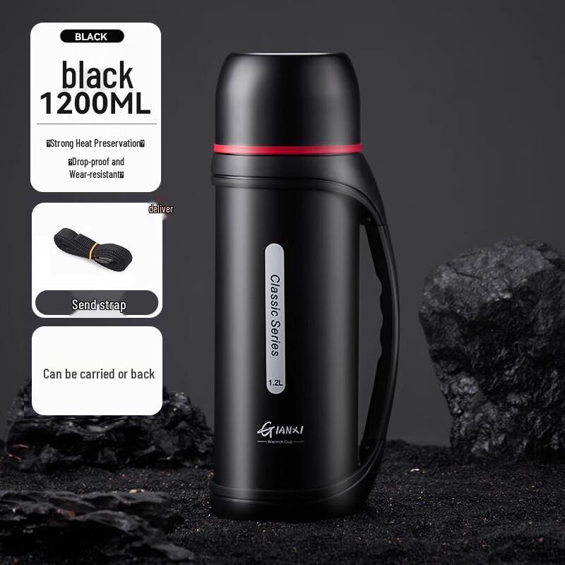 NuFeng Outdoor Insulated Portable Water Bottle