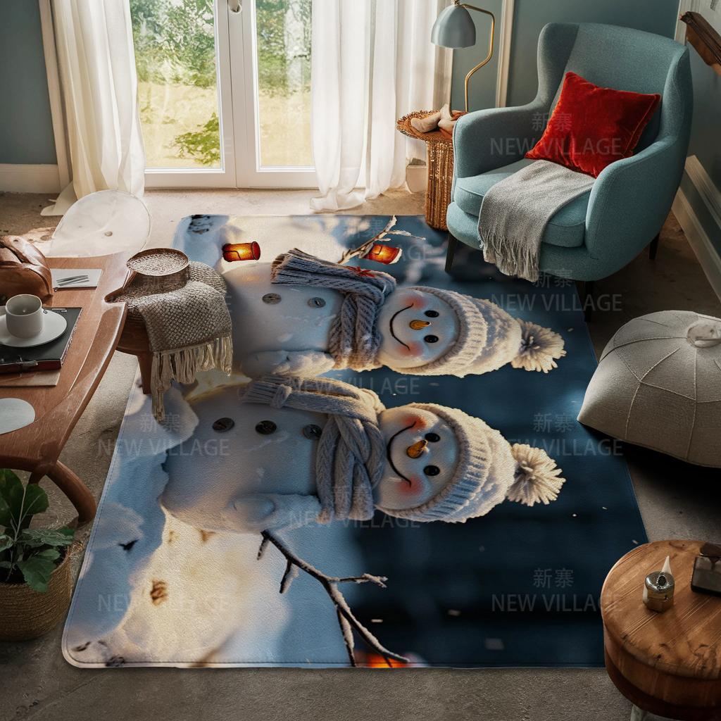 Koberec ke vchodu do domu Rohožka ke dveřím do domu Obývací pokoj Vana Koupelna Protiskluzové koberce s absorpcí vody vana Veselé Vánoce zima