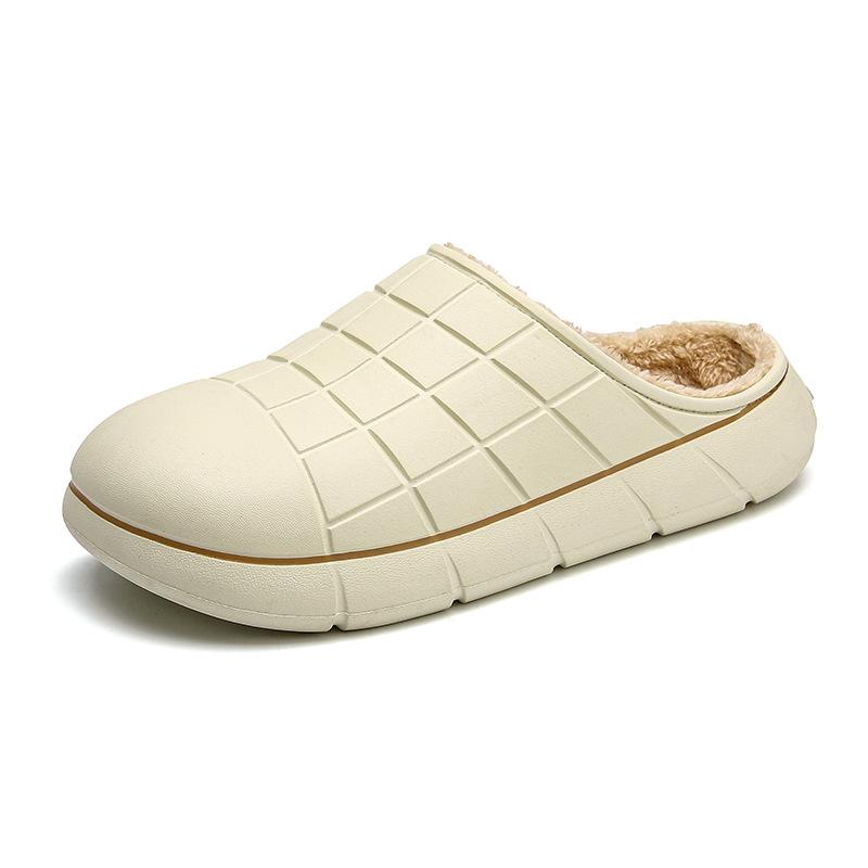 Fashion Men's and Women's New Slippers Home Cotton Slippers Autumn and Winter Couple Shoes Indoor Home Non-slip Large Size