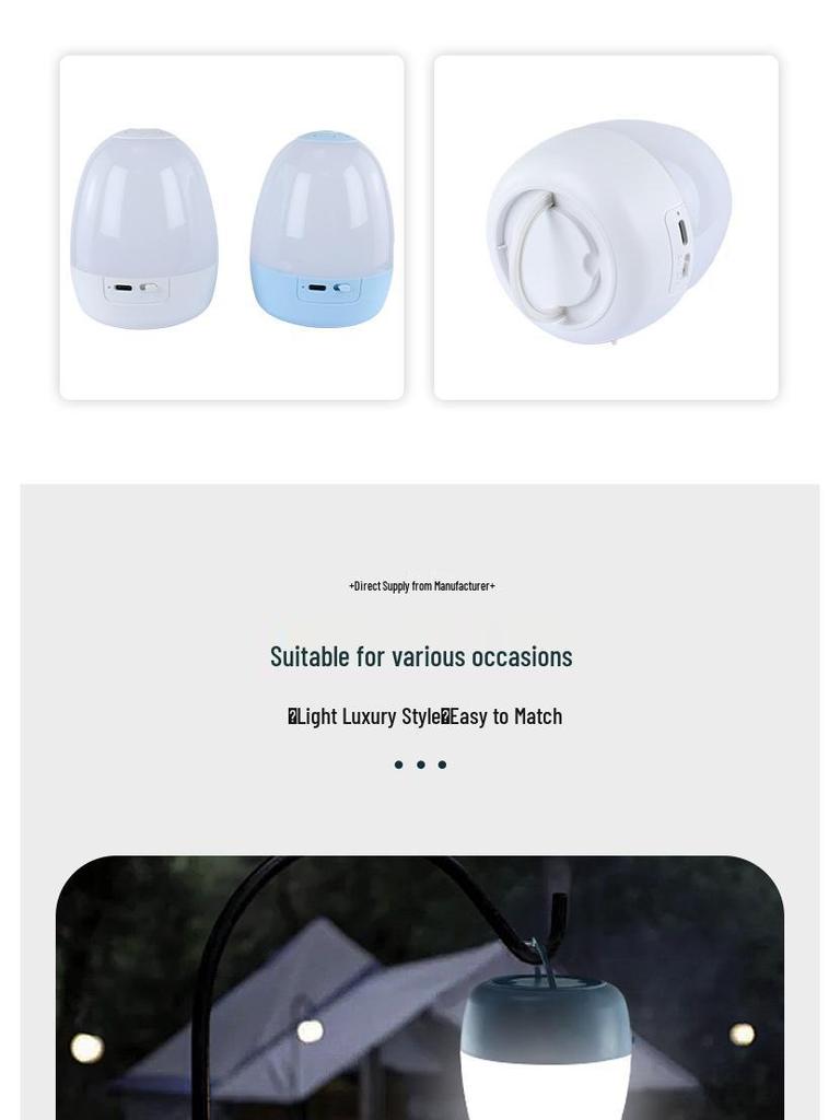 Egg-Shaped Touch Control Night Light: Eye-Friendly, Cross-Border Design for Baby Feeding & Bedside Use