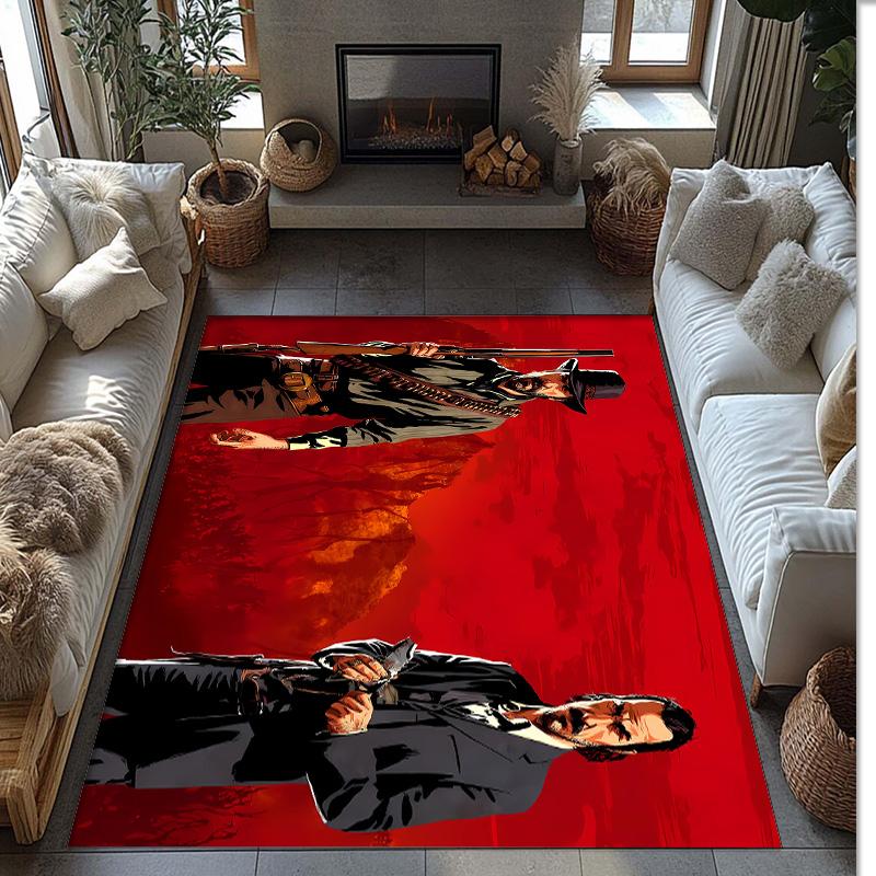 Rat Fink Printed Flannel Area Rug Non Slip Soft Polyester Floor Carpet Indoor Decor Mat for Bedroom Living Room Sofa