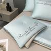 Grade A Washable Ice Silk Summer Quilt Set or 1 Pcs Quilt Skin-friendly  Air Conditioning Embroidered Comforter Summer Blanket