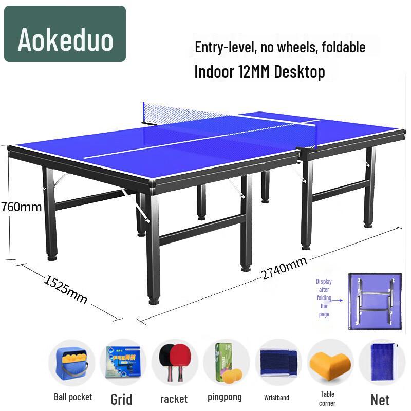 AOKEDU Professional Foldable Ping Pong Table