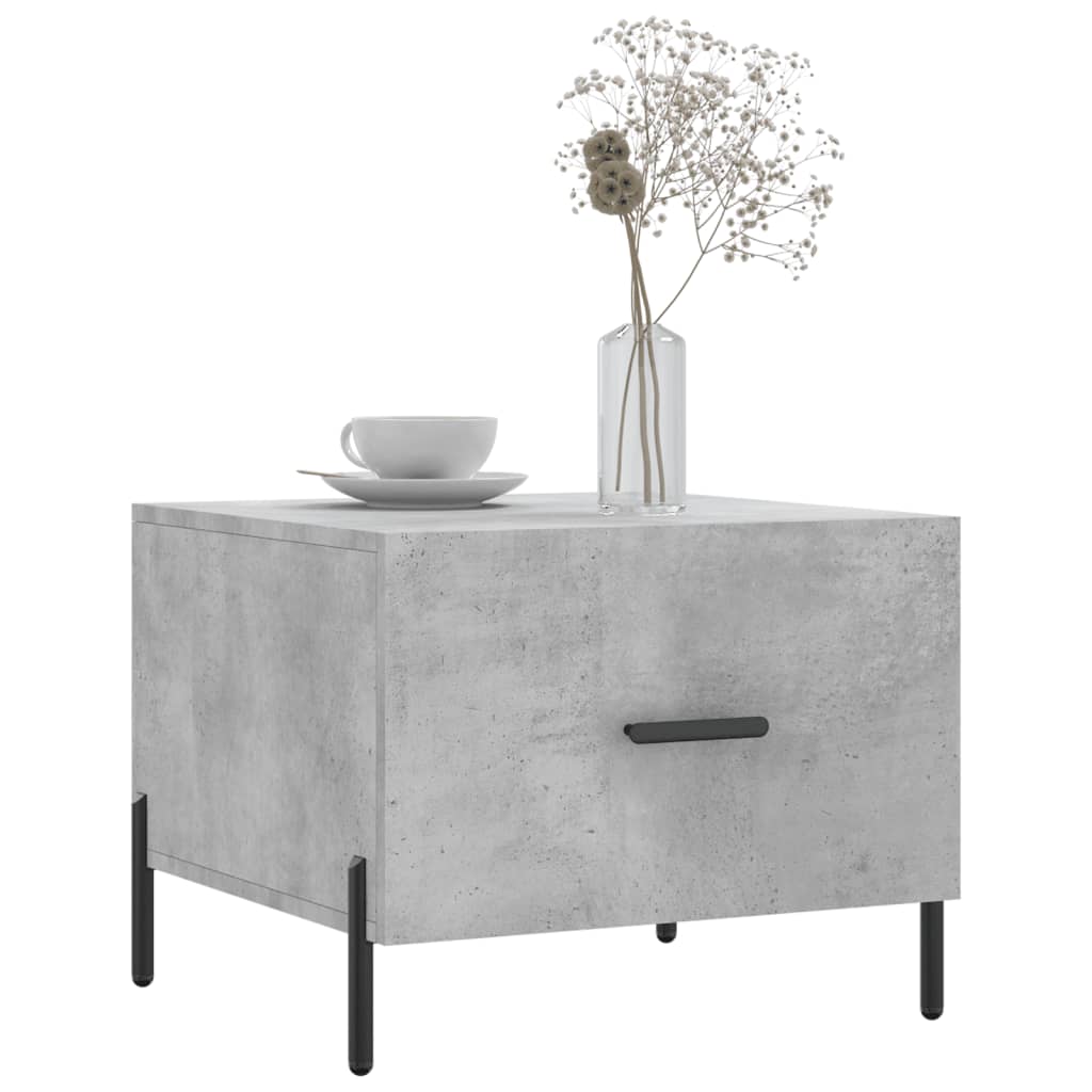 Vidaxl Couchtisch, Beton Grau, 50x50x40 cm