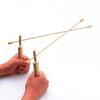 Two-Piece Copper Dowsing Rod Set for Water Detection/Seek Detection, Divining Rod Positioning Tool, Gold, 21cm Long